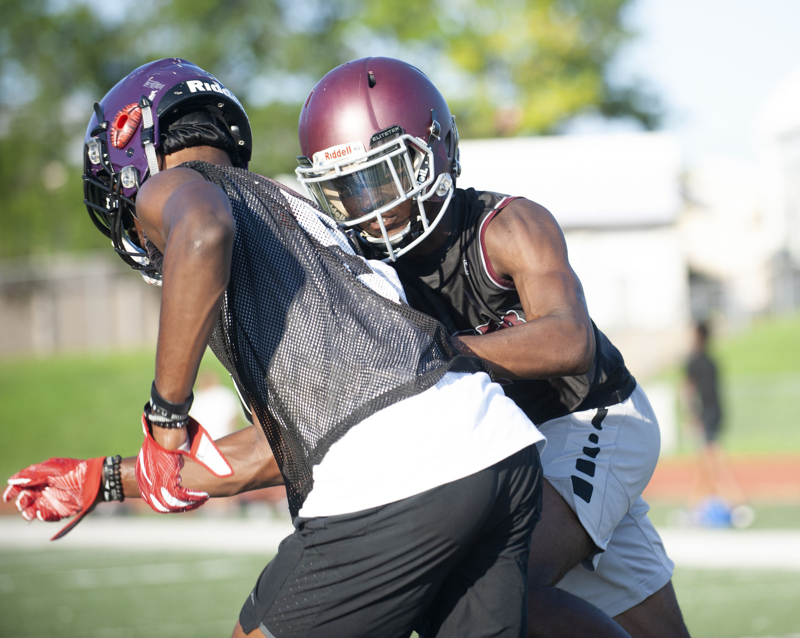 Cardinal Ritter and Parkway North football practice